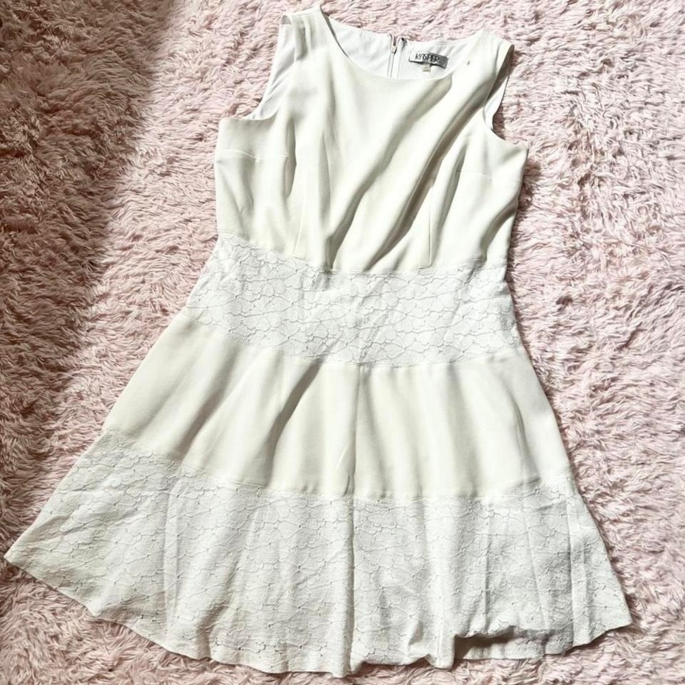 Delicate Lace Bridal Coquette Twee Whimsical Dress Womens 18 Feminine‎ Whimsical